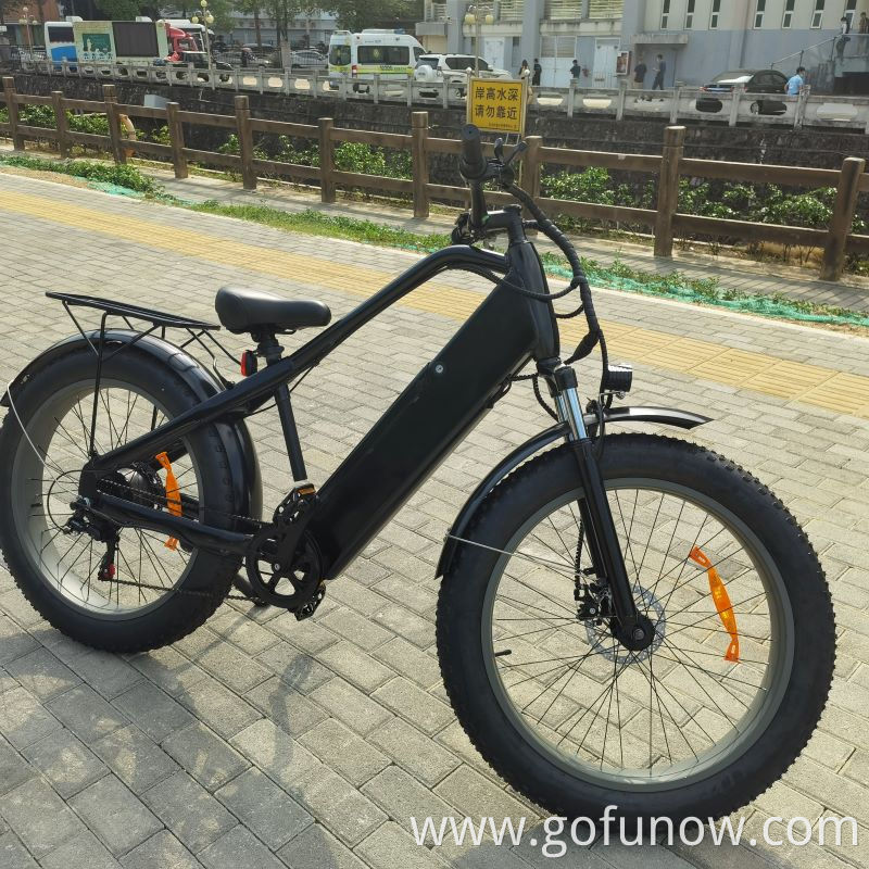 750W Lithium Battery 48V Electric Bicycle 26 inch Fat Tyre Beach Snow Electric Bike E-Bike